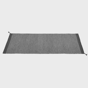 Muuto Ply wollen vloerkleed 80x200 cm Dark grey