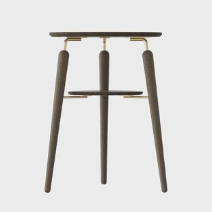 Umage My Spot bijzettafel Donker eiken-messing