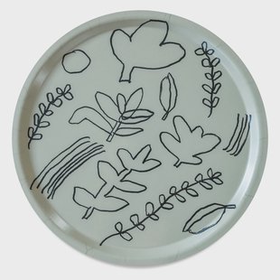 Fine Little Day Botanic dienblad 38 cm Olijf