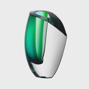 Kosta Boda Mirage vaas 21 cm Groen-blauw