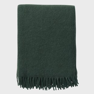 Klippan Yllefabrik Gotland wollen plaid 130x200 cm Flesgroen Klippan Yllefabrik Gotland wollen plaid 130x200 cm Flesgroen