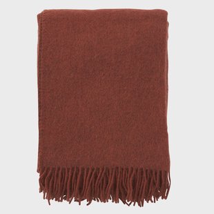 Klippan Yllefabrik Gotland wollen plaid 130x200 cm Rust Klippan Yllefabrik Gotland wollen plaid 130x200 cm Rust
