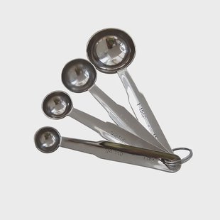 De Buyer De Buyer maatset 1-15 ml 4-delig Roestvrij staal