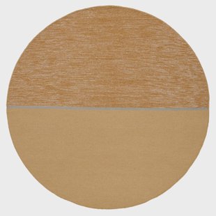 Linie Design Magnetize vloerkleed Ø170 cm Ochre