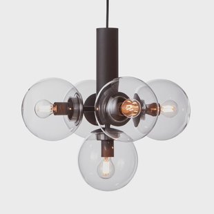CO Bankeryd Avenue 43 plafondlamp Zwart helder glas CO Bankeryd Avenue 43 plafondlamp Zwart helder glas