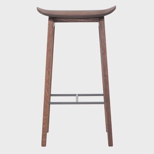 NORR11 NY11 barkruk 65 cm Dark smoked oak