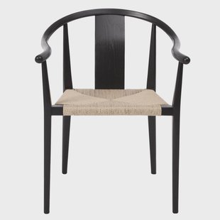 NORR11 Shanghai stoel zwartgebeitst essen Natuur