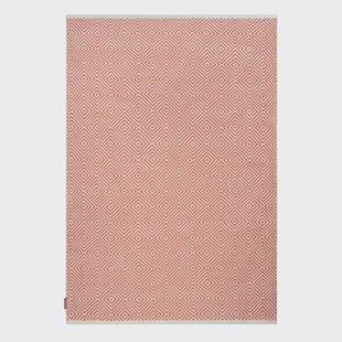 Formgatan Diamond vloerkleed 170x230 cm Burnt orange