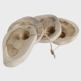 MUUBS Organic eierdop 4-pack Natuur