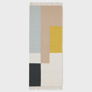 Ferm Living Kelim vloerkleed 70x180 cm Squares