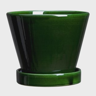 Bergs Potter Julie pot geglazuurd Ø11 cm Green emerald