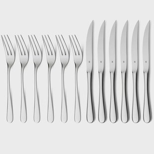 WMF Geschenkidee grillbestek 12-delig Roestvrij staal
