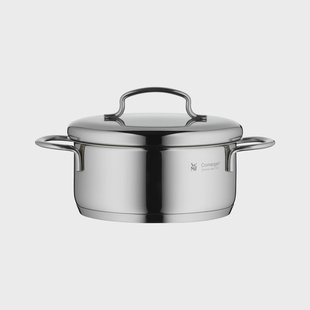 WMF Mini lage pan met deksel 14 cm Roestvrij staal