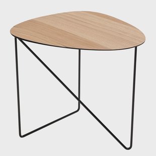 LIND DNA Curve bijzettafel L Eikenhout