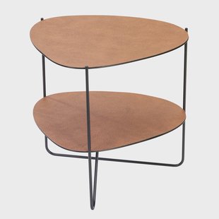 LIND DNA Curve Double Hippo bijzettafel Nature LIND DNA Curve Double Hippo bijzettafel Nature