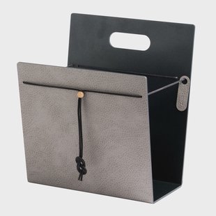 LIND DNA Magazine Holder Hippo M Anthracite-grey