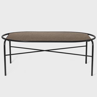 Warm Nordic Secant ovale salontafel graniet Antique brown