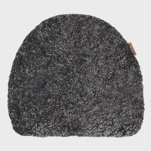 Shepherd of Sweden Shepherd stoelkussen Judith gewatteerd 34x36 cm Zwart grafiet