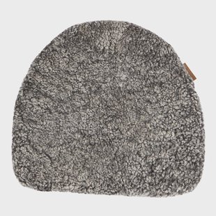 Shepherd of Sweden Shepherd stoelkussen Judith gewatteerd 34x36 cm Grijs grafiet