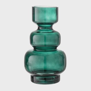 Bloomingville Bloomingville glazen vaas 25 cm Groen