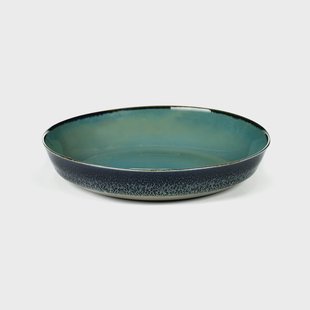 Serax Terres de Rêves bordje 17,5 cm Smokey blue-dark blue