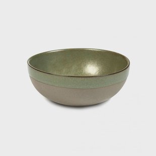 Serax Surface ontbijtkom 13 cm Grey-camogreen