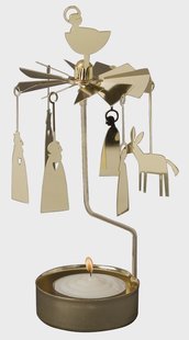 Pluto Design Rotary kaarsenhouder Kerst kribbe - goud
