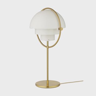 GUBI Multi-Lite tafellamp Messing-wit