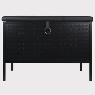 Maze Frank opbergbankje Zwart