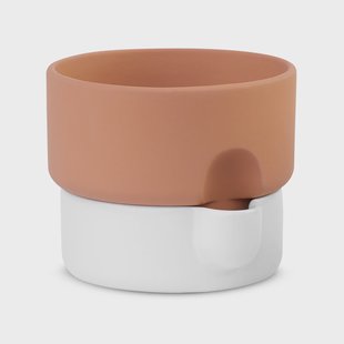 Northern Oasis zelf-bewaterende bloempot medium Ø20,5 cm Terracotta-Wit