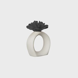 Byon Water Lily servetring White-black Byon Water Lily servetring White-black