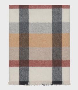 Elvang Denmark Intersection plaid 130x190 cm Rusty red-grey