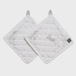 Wik & Walsøe Alv pannenlap 2-pack Wit