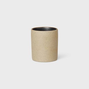 Ferm Living Bon opbergdoosje klein Beige-zwart