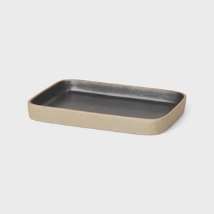 Ferm Living Bon decoratiedienblad klein Beige-zwart