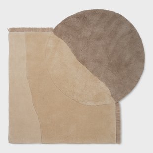 Ferm Living View vloerkleed 140x180 cm Beige