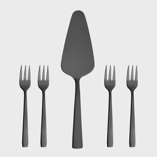 Aida Raw taartset 5-delig Zwart