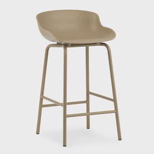Normann Copenhagen Hyg barkruk metalen poten 65 cm Zand