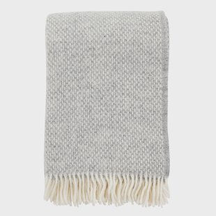 Klippan Yllefabrik Preppy plaid Grijs melange