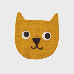 Klippan Yllefabrik Little Bear zitkussen Geel