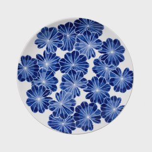 Götefors Porslin Daggkåpa bordje Blauw