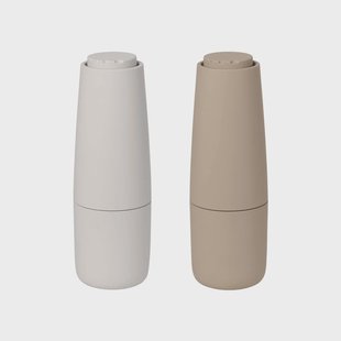 blomus Salpi zout- en pepermolen kunststof Nomad-moonbeam (beige-grijs)