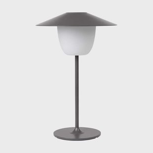 blomus Ani mobiele ledlamp 33 cm Warm gray (donkergrijs)