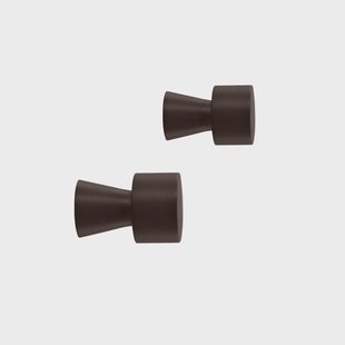 OYOY Pin haak 2-pack Bruin