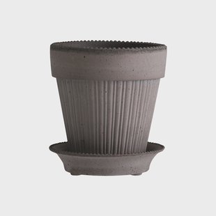 Bergs Potter Simona pot Ø12 cm Grijs