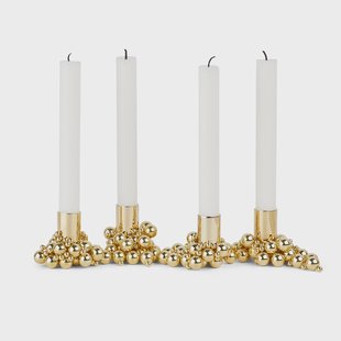 Gejst Molekyl kandelaar 4 Messing