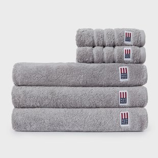 Lexington Icons Original handdoek 50x100 cm Dark gray