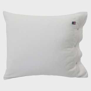 Lexington Icons Poplin kussensloop 65x65 cm White