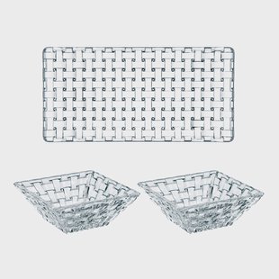 Nachtmann Bossa Nova serveerset 3-delig Helder