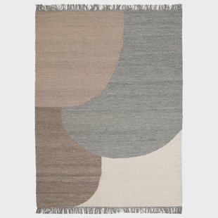 Linie Design Eik wollen vloerkleed 170x240 cm Grey